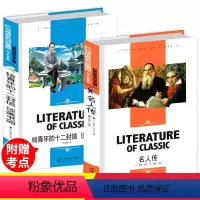 [正版]八年级 名人传 给青年的十二封信 谈美书简 世界文学名著中学生课外阅读书籍名师精读版10-15岁课外书批注点评