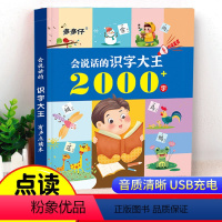 会说话的识字大王2000字 [正版]会说话的识字大王2000字早教有声书 幼儿汉字认知手指点读发声书有声识字书幼儿园学前