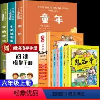 [9册]快乐读书吧六上+少年读漫画鬼谷子 [正版]童年爱的教育小英雄雨来六年级上册必读的课外书快乐读书吧全套童年书高尔基