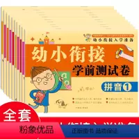 [10本]幼小衔接测试卷 [正版]幼小衔接学前测试卷一日一练学前班数学题拼音升一年级暑假作业幼儿园大班练习册幼升小入