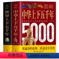 [正版]2册 图解中华上下五千年世界上下五千年 全套 中国通史历史类书籍初高中学生课外读物 全球世界历史书写给孩子的中