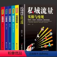 [正版]全套6册 私域流量实操与变现+短视频营销+跨界营销+社群营销+口碑营销+直播营销 霸屏营销新自媒体短视频公众号
