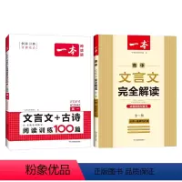 文言文全解+·文言文/古诗阅读训练(高1) 高中通用 [正版]高中文言文完全解读全一册必修+选择性必修高中语文必背古诗文