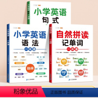 [全3册]单词 语法 句式一本通 小学通用 [正版]小学生英语语法专项训练题语法知识大全强化练习册三四五六年级词汇单词汇