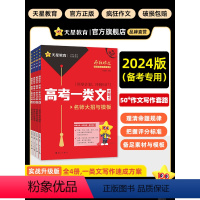 高考一类文计划 [送素材书2本]全套4本装 [正版]2024新版高考一类文计划高考作文素材满分作文模板名师大招与模板押题