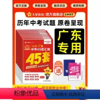 7本:语数英物化政史(紫皮) 广东省 [正版]2024金考卷广东中考45套汇编数学语文英语物理化学道德历史生物地理历年中