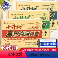 [全国通用 3本]语文+数学+英语 小学升初中 [正版]2024新版小升初高分夺冠真卷语文数学英语五年级备考六年级冲刺全