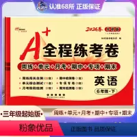 英语 外研版(三年级起始) 六年级下 [正版]2023春 A+全程练考卷英语6年级下册小学六年级外研版试卷三年级起始版测