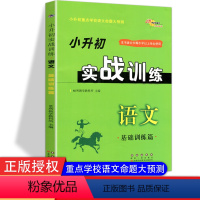 [正版]小升初实战训练语文基础训练篇68所名校小学六年级小升初重点学校语文命题大预测小学毕业升初中语文总复习练习加答案