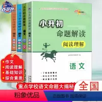 [正版]小升初命题解读 语文 阅读理解/作文/基础知识/综合素质 共4本 小升初重点学校语文命题大揭秘 1-6年级小考