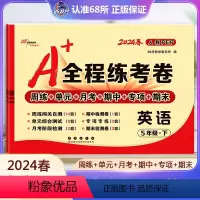 [正版]2024春 A+全程练考卷五年级英语下册 人教版PEPa+全程练考卷小学5年级英语下同步周练单元月考期中专项期