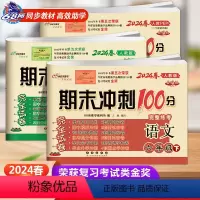 六年级下 人教版 语文+数学+英语 [正版]3本2024春新版期末冲刺100分试卷 语文数学英语全套3本 小学六年级下