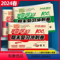 语文+数学+英语 人教版 七年级下 [正版]2024春 聚能闯关 期末复习冲刺卷 英语数学语文 试卷 7年级下 人教版