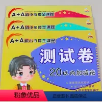 20以内加减法测试卷 [全3册] [正版]20以内进退位加减法天天练 幼儿园学前班数学练习册 幼小衔接测试卷3-4-5-
