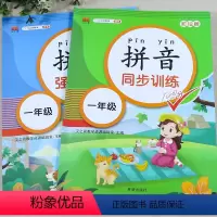 拼音同步训练+拼音强化训练 全2册 [正版]拼音练习册全套一年级拼音专项训练全册小学语文人教版汉语拼音练字帖神器练习册课