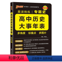 历史大事年表 高中通用 [正版]2024新版晨读晚练高中历史大事年表专题史+编年史全国通用版高一高二高三高考常考历史基础