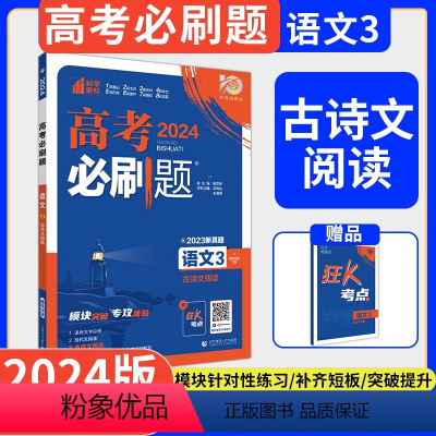 [新高考]语文3·古诗文阅读 2024版 高中三年级 [正版]2024新版高考专题版语文专项1234 语言文字应用现代文