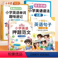❤️[3-6年级一套搞定]英语押题范文+语法+单词+句子 小学通用 [正版]小学英语单词记背神器汇总表思维导图趣味速记1