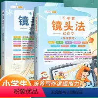 [2本套装更优惠]镜头法方法技巧+素材积累 小学通用 [正版]斗半匠镜头法写作文方法技巧素材积累全套二年级三到六年级四五