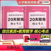 小学教资核心考点[科一+科二] 小学 [正版]库课备考2024年国家教师资格考试用书小学综合素质教育教学知识能力核心考点