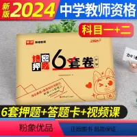 中学绝密押题6套卷 [正版]库课备考2024年国家教师资格证考试用书初中高中学科知识教育能力绝密押题5套卷中学数学语文英