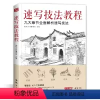 [正版]速写技法教程 九大章节全面解析速写技法 美学大师编委会主编 零基础从入门到精通临摹书 儿童花卉动物风景人物铅笔