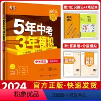 [2024湖南版]❤语文 湖南省 [正版]湖南2024版五年中考三年模拟中考总复习九年级语文英语数学化学物理生物历史政治