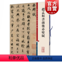 [正版]赵孟頫书前后赤壁赋 彩色放大本中国著名碑帖孙宝文编上海辞书出版社 书法篆刻碑帖鉴赏毛笔字练习临摹字帖