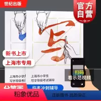 [正版] 上海市小学生写字等级考试辅导 艺术理论小学书法楷书教学参考资料 考试评分标准教程范例点评书法考试字帖
