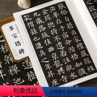 [正版]唐颜真卿多宝塔碑原帖 历代碑帖精粹 简体旁注 碑帖楷书毛笔书法字帖 杜浩 多宝塔原贴