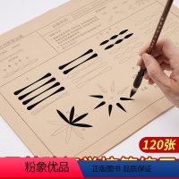 控笔描红字帖[120张/包] [正版]小学生毛笔控笔训练套装初学者入门书法练字纸练毛笔字笔画软笔描红宣纸临摹字帖楷书练毛