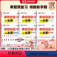 热卖❤️寒假预复习一本通 小学三年级 [正版]寒假预复习一本通21天寒假打卡计划一二三四五六年级人教版寒假作业同步专