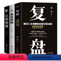 [正版]抖音同款全3册 认知觉醒底层逻辑+复盘 解决人生问题的自我引导法则 高效人士的七个习惯自我提升的方法 底层逻辑
