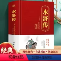 精装国学-水浒传 [正版]中国古典四大名著 精装国学水浒传 施耐庵 著 青少年古典文学名著影响一生的中国经典古代小说经典