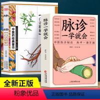 [正版]全2册 脉诊一学就会+中医药经经典著作 脉经白话精解中医脉诊 零基础中医基础理论把脉问诊调理本草纲目黄帝内经中