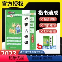 小学生必背古诗词 小学通用 [正版]2023田雪松楷书字帖小学生必背古诗词教你写好字适合初学者楷书教程字帖75首必背篇目