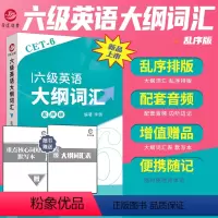 [正版]2024大学英语六级考试大纲词汇乱序便携版考试用书6级词汇单词书乱序口袋书配套音频真题例句核心词基础词扩展词搭