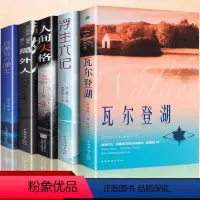 [全套5册]瓦尔登湖+局外人+浮生六记+人间失格+月亮与六便士 [正版]认准瓦尔登湖 梭罗原著 初中高中课外阅读书籍适合