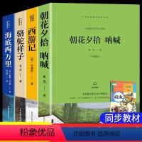 朝花夕拾 呐喊+西游记+海底两万里+骆驼祥子 [正版]七年级阅读书名著全套4册朝花夕拾呐喊西游记鲁迅原著骆驼祥子海底两万