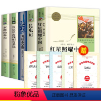 [5册 送考点4册]八年级上册必读 [正版]人教版昆虫记和红星照耀中国原著完整版八年级上册必读课外书无删减带批注初中初二