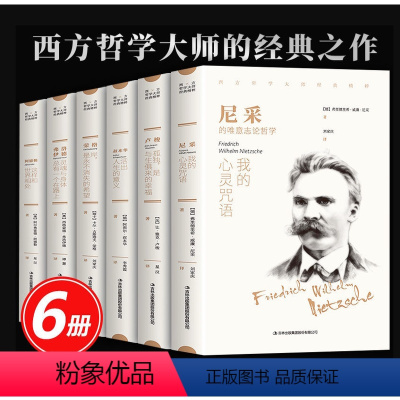 [正版]西方哲学经典书籍全套6册 叔本华活出人生的意义尼采的书哲学我的心灵咒语弗洛伊德荣格卢梭社会契约论自卑与超越爱弥