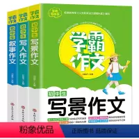 [正版]全3册名师手把手学霸作文初中生叙事作文写人作文写景作文七八九年级写景想象叙事抒情素材辅导难点重点常见问题分类满