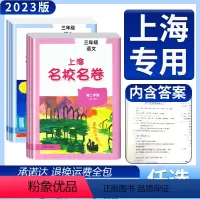 语文数学英语 (3本)+ 口算10000道 三年级上 [正版]名校名卷三年级上下册语文数学牛津英语N版沪教版上海小学名校