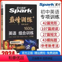 八年级英语组合训练 八年级/初中二年级 [正版]2024新版英语巅峰训练八年级英语组合训练初二8年级完形填空与阅读理解任