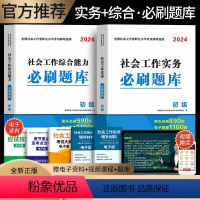 [正版]新版2024年社会工作者考试用书初级社工综合能力+初级社工实务必刷题库高分必刷通关题库890题社会工作实务综合