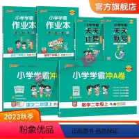 [学霸冲A卷+学霸作业本+天天计算默写]-共6本语文+数学 二年级上 [正版]2023新版小学二年级学霸冲A卷作业本天天