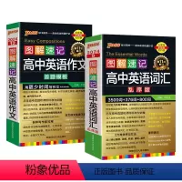 英语作文+词汇乱序 高中通用 [正版]2024新版图解速记高中英语作文答题模板答题高一高二高三高考真题满分作文素材高分范