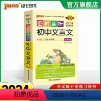 文言文完全解读 初中通用 [正版]2024图解全析初中文言文完全解读图文详解全解全析一本通古诗文文言文译注及赏析阅读训练