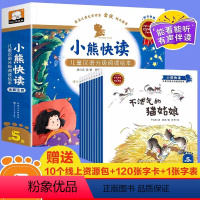 小熊快读第五级 [正版]小熊快读儿童汉语分级阅读绘本5级全套10册注音版3–6岁幼儿园小中大班儿童读物亲子共读绘本故事书