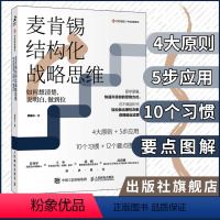 [正版]麦肯锡结构化战略思维 如何想清楚说明白做到位 结构思考力 战略思维 认知天性 终身成长 金字塔原理 企业管理书